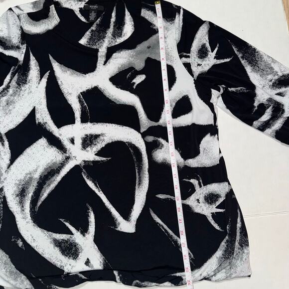 Alfani Womens 2X Top Unique Artistic Avant Garde Feminine Statement Crochet - Picture 5 of 7